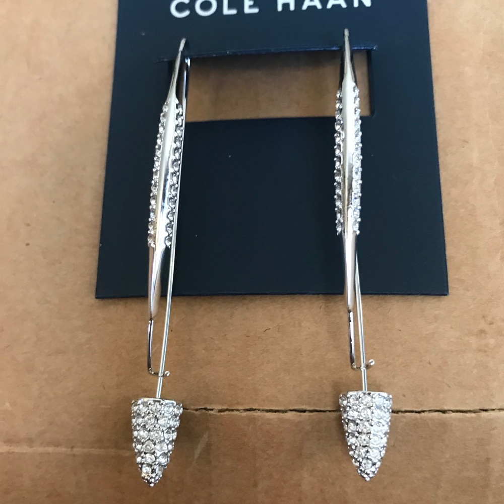 Cole Haan Pave Drop Earrings - Picture 1 of 4